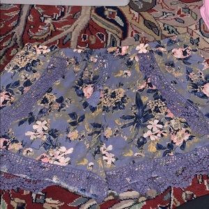 Xhilaration Loose Floral Shorts